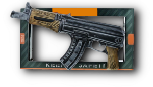 Zlatogor AK-47 Vodka 38% 0,5 l (darčekové balenie samopal)