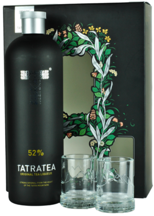 Tatratea Original 52% 0,7 l (darčekové balenie 2 poháre)