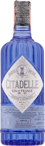 Citadelle Gin 44% 0,7 l (üveg (díszdoboz nélkül))